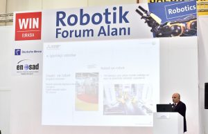 Mitsubishi Electric, e-F@ctory ve 6 eksenli robotu sergiledi