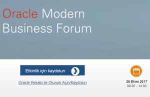 Oracle Modern Business Forum 26 Ekim’de