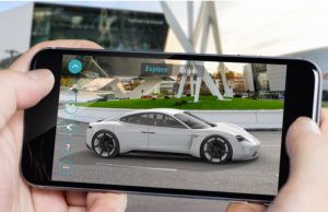 Porsche Mission E ’ye özel artırılmış gerçeklik uygulaması