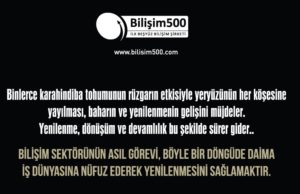 Bilişim 500 araştırması için geri sayım başladı!