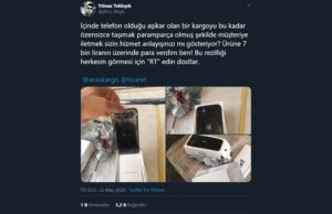 Türkiye’de internetten aldığı iPhone 11 kargo sürecinde parçalandı! iPhone 11 kargo