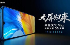 Dev ekranlı Honor X10 Max için geri sayım başladı!
