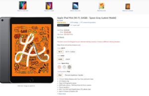 Apple’ın En Yeni iPad Mini Tableti Amazon’da 349 Dolara Düştü