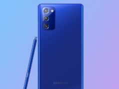 Galaxy Note 20 mavi rengiyle geliyor!