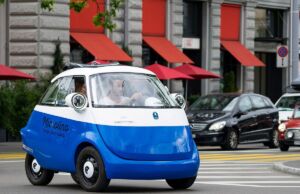 Microlino İki Kişilik 200km Menzilli Elektrikli Araç