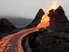 15 Saniye Ayırıp Büyüleyici Yanardağ Görüntülerini İzleyebilirsiniz yanardağın lav püskürtmesi drone