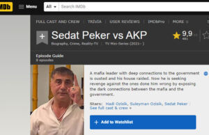 Sedat Peker Mini Dizi Oldu Sonra Kaldırıldı: IMDb Beklenmeyen Bir Hata Yaptı Sedat Peker'in sosyal medya