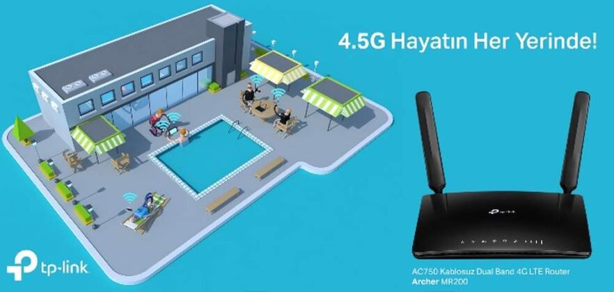 Yazlık evler için mobil WiFi çözümü sunan TPLink�den fırsatlar