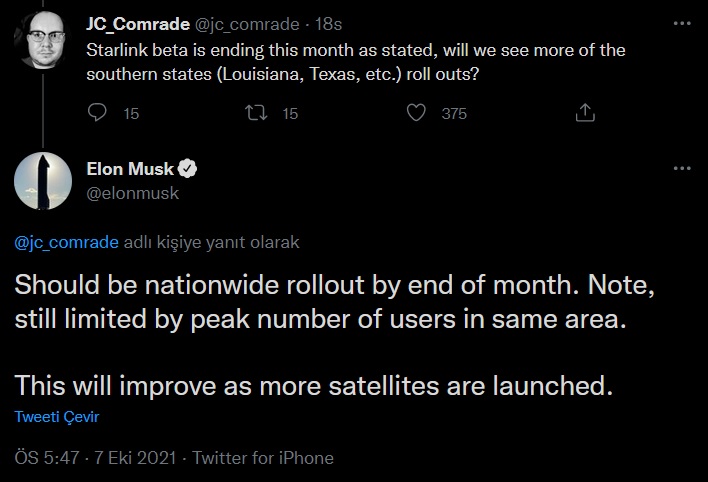 Elon Musk Duyurdu: Tesla Taşınıyor! Ayrıca Starlink İçin De Yeni Duyuru Var!