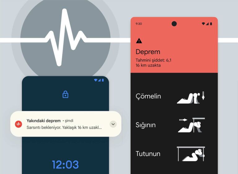 Google, Android Deprem Uyarı Sistemi ’ni Tanıttı!