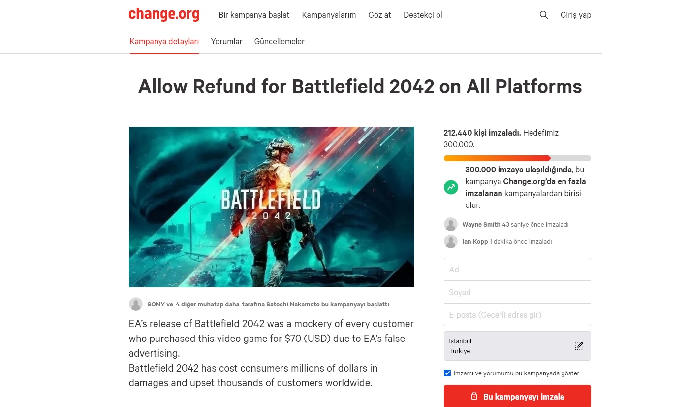 Battlefield 2042: Oyunu İade Edip Parasını İsteyen Oyuncular Giderek Artıyor!