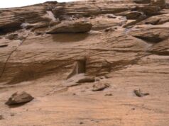 Mars ‘ta Bulunan Kapı Benzeri Şey Aslında Ne? Mars Kuzey Kutbu buzun ağırlığı