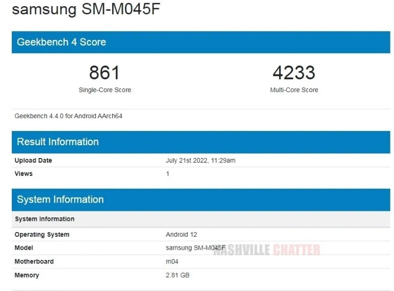 Samsung Galaxy M04 Yine Göründü! Uygun Fiyatlı Bir Model Olabilir
