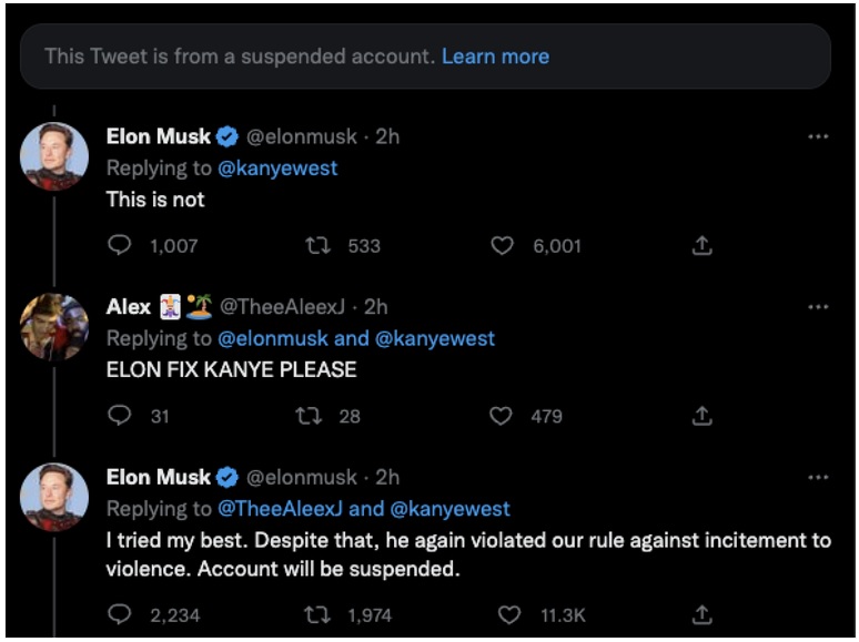 Elon Musk, Kanye West'e Kapıyı Gösterdi! Twitter'da Neler Oluyor?
