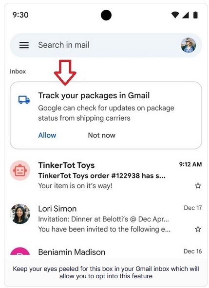 Gmail Kargo Takibi Özelliği Nasıl Açılır?