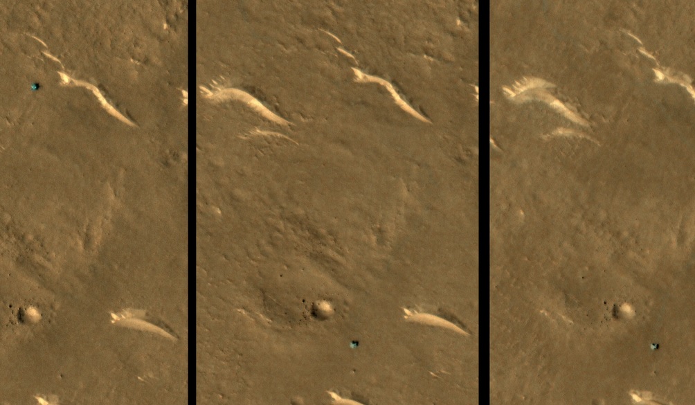 Mars'a Giden Zhurong Keşif Aracına Ne Oldu? NASA Fotoğraflar Paylaştı!