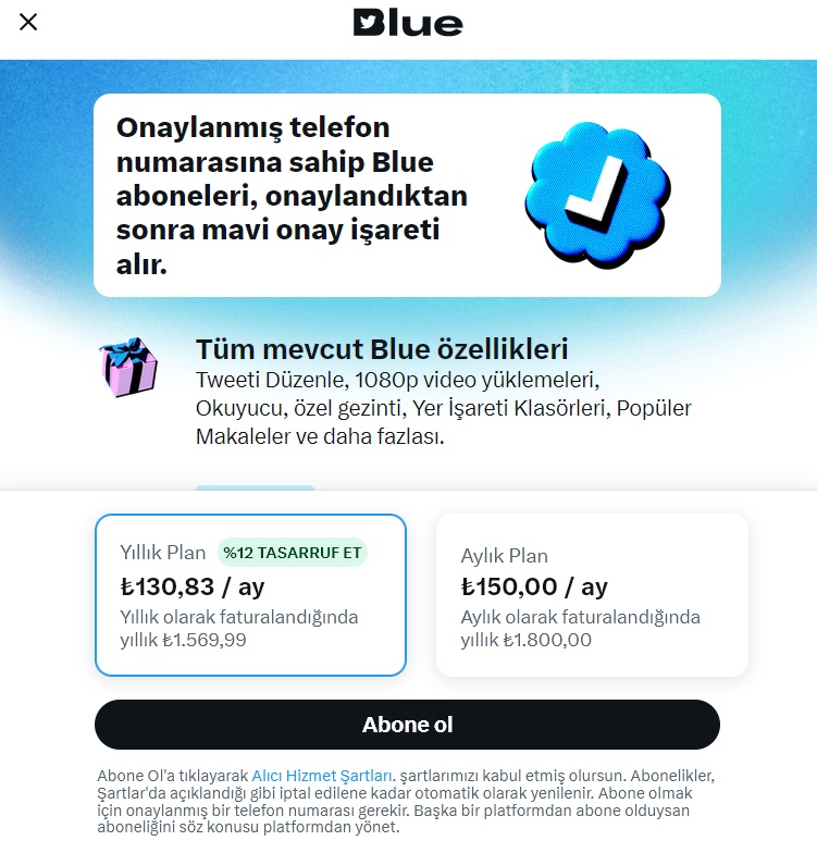 Twitter Blue Türkiye Fiyatları Belli Oldu! İsterseniz Hemen Kullanabilirsiniz!