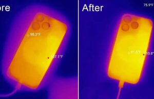 iPhone 15 aşırı ısınma düzeltmesi: Termal görüntüleme, iOS 17.0.3 öncesi ve sonrası gösteriyor