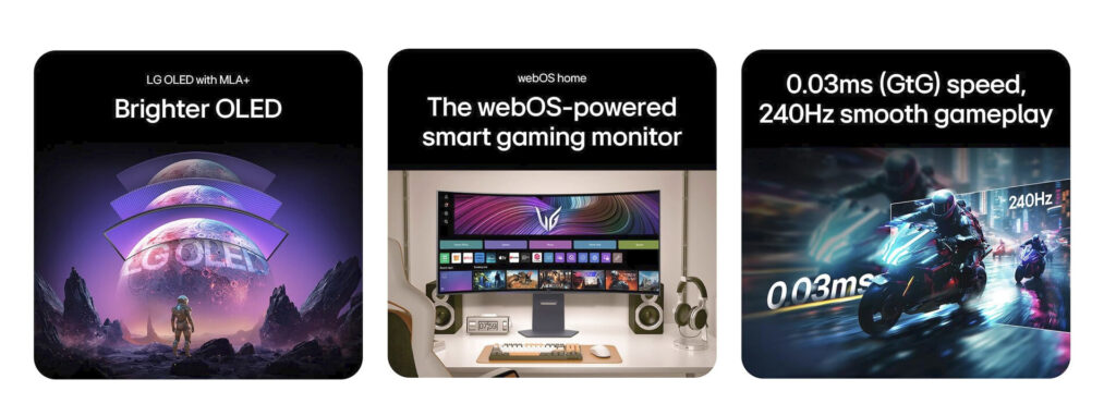 LG UltraGear OLED 39GX90SA Oyun Monitörü