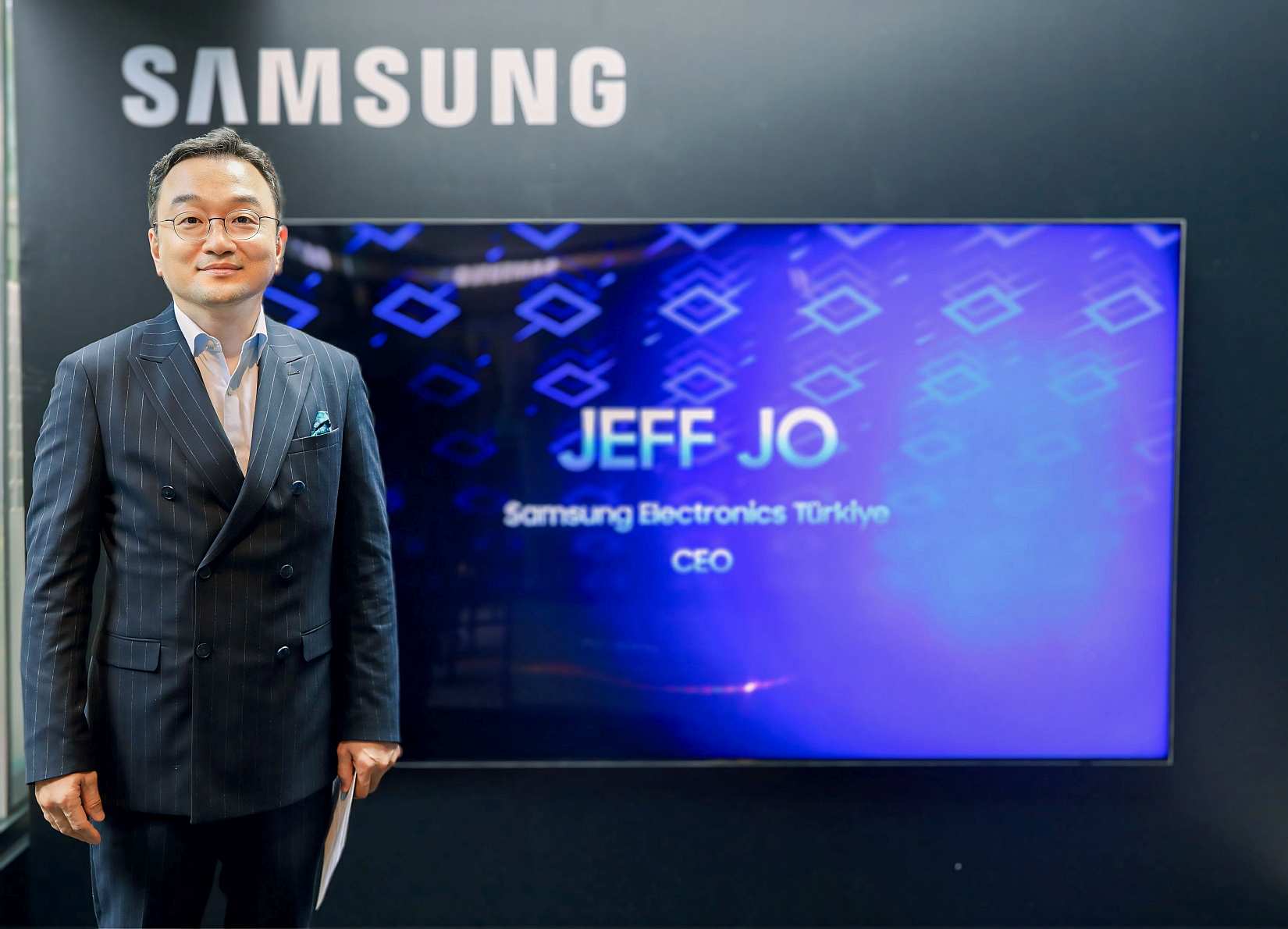 Samsung Türkiye CEO'su Jeff Jo, Samsung Bespoke AI Serisi basın toplantısı