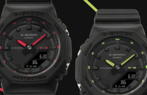 Casio G-Shock GMA-P2100SA Serisi: Neon Vurgulu Siyah Saatler Avrupa’da