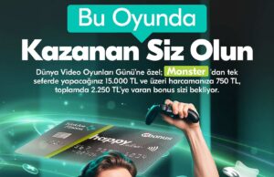 Türkiye Finans ve Monster Notebook’tan Gamerlara Özel 2.500 TL Bonus Kampanyası