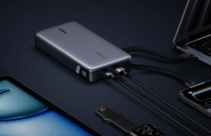 Ugreen Nexode Power Bank: İki Entegre USB-C Kabloyla 165 W Çoklu Şarj