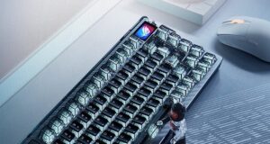 Asus, OLED Ekranlı ve Sıra Dışı Şeffaf Tasarıma Sahip Mekanik Oyun Klavyesi Tanıttı