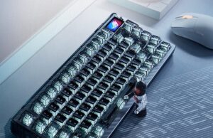 Asus, OLED Ekranlı ve Sıra Dışı Şeffaf Tasarıma Sahip Mekanik Oyun Klavyesi Tanıttı