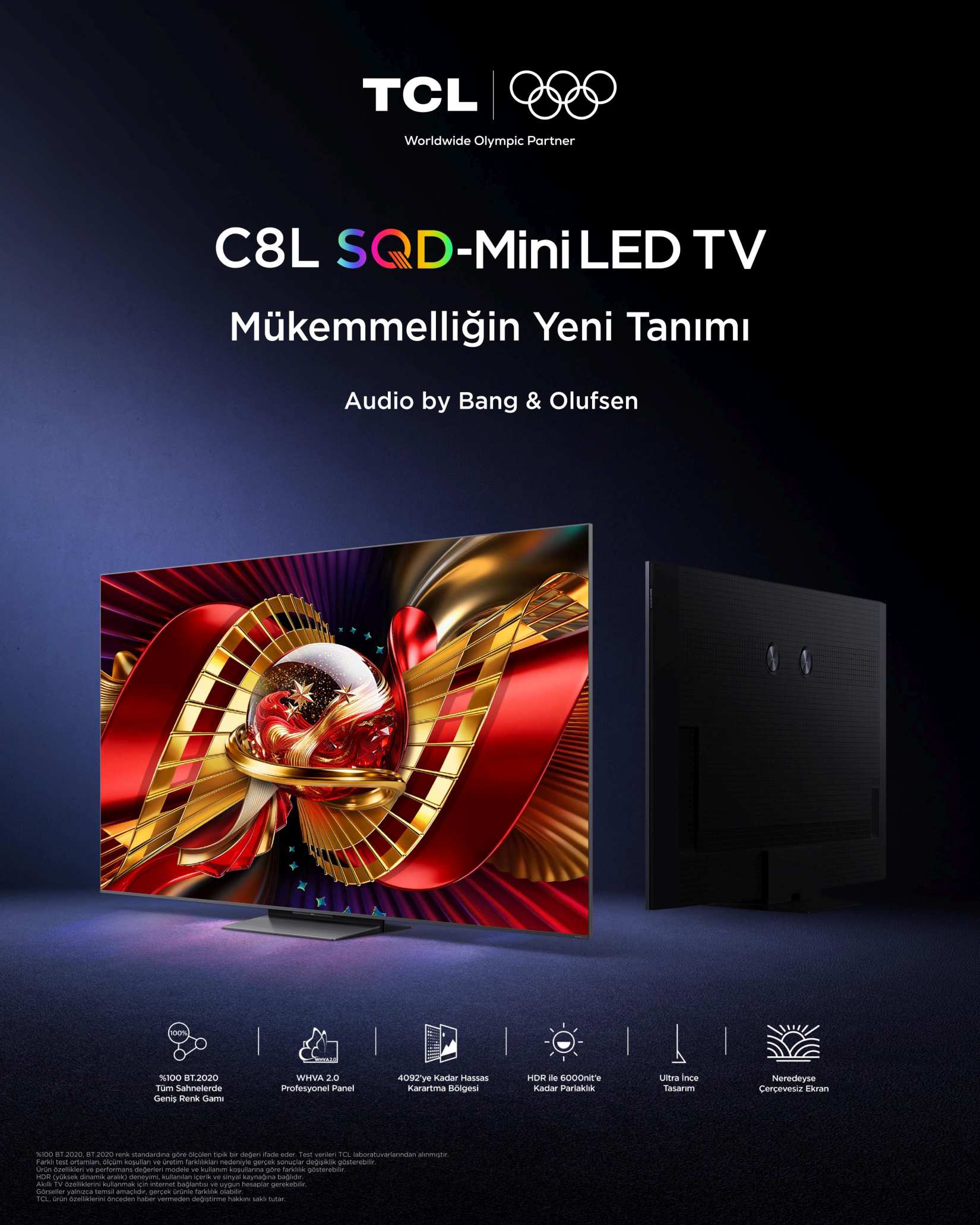 C8L-TCL doğru TV boyutu nasıl seçilir