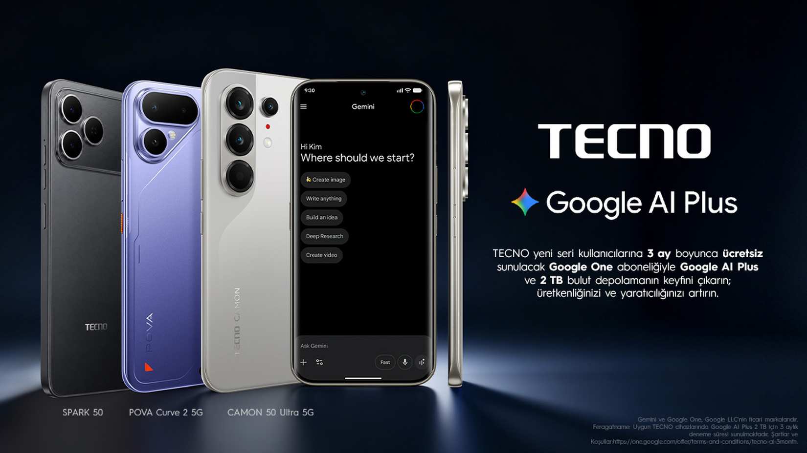 TECNO Google AI Plus