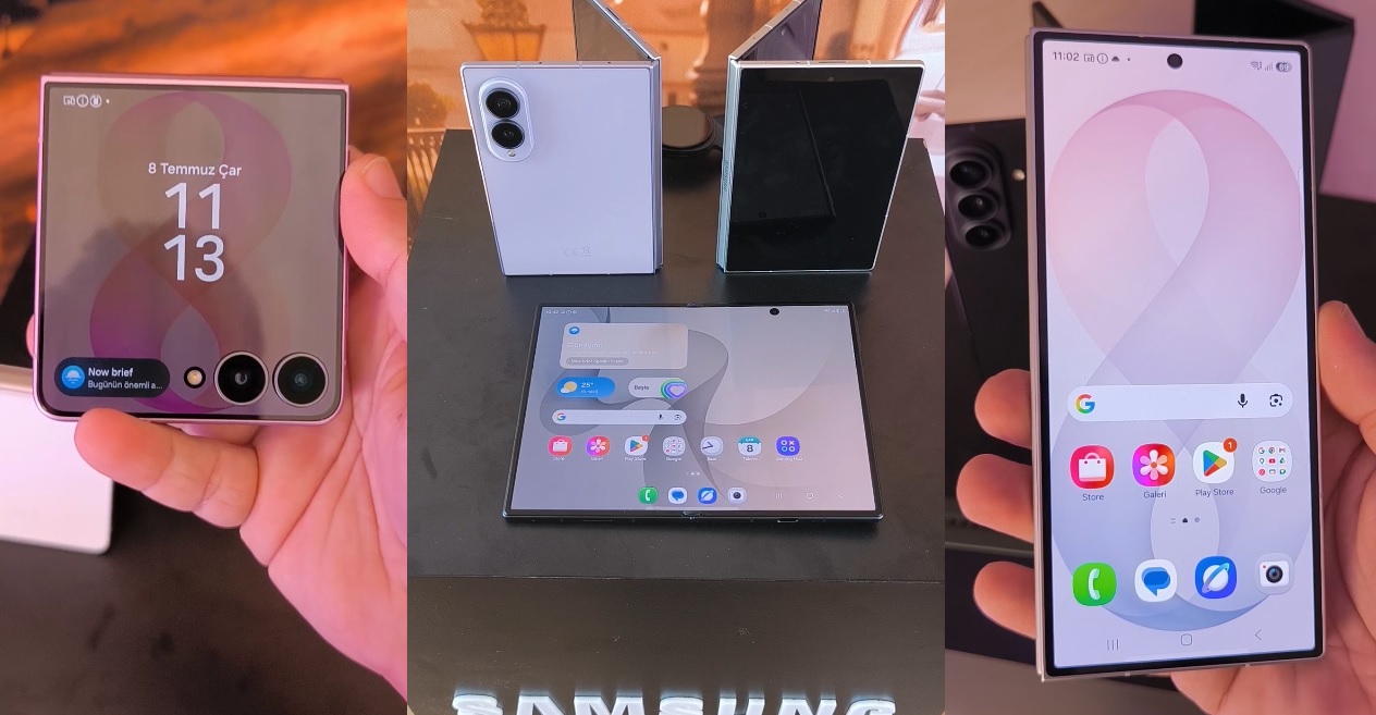 Samsung'un Yeni Katlanabilir Telefonlarına İlk Bakış: Galaxy Z Fold8, Ultra ve Galaxy Z Flip8
