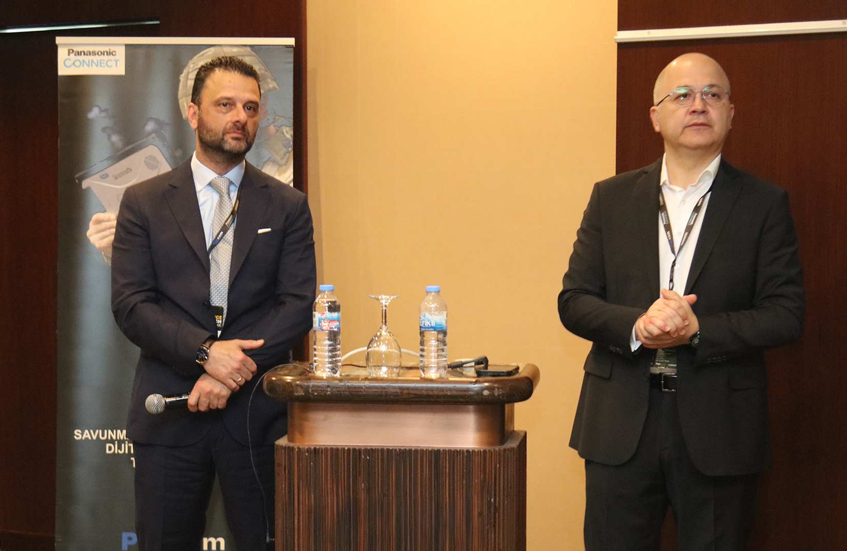 Pancom A.Ş. Genel Müdürü Sarp Yazıcı, Panasonic TOUGHBOOK Türkiye Satış Müdürü Onur Cansu